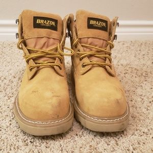 Mens Steel Toe Boots Size 8.5
